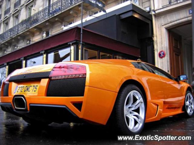 Lamborghini Murcielago spotted in Paris, France