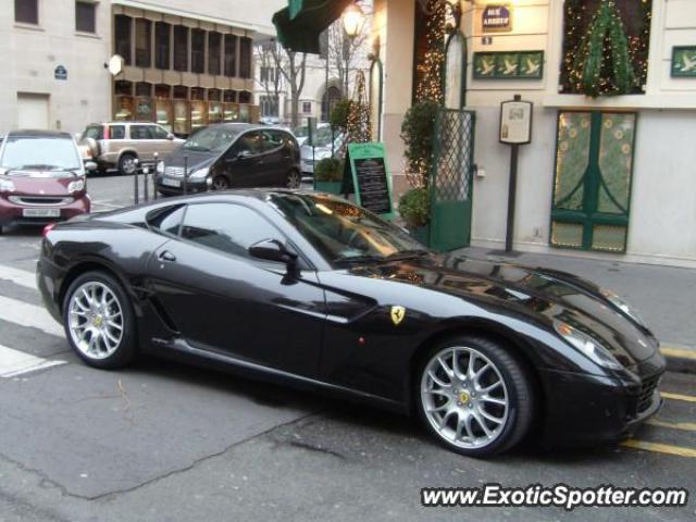 Ferrari 599GTB spotted in Paris, France