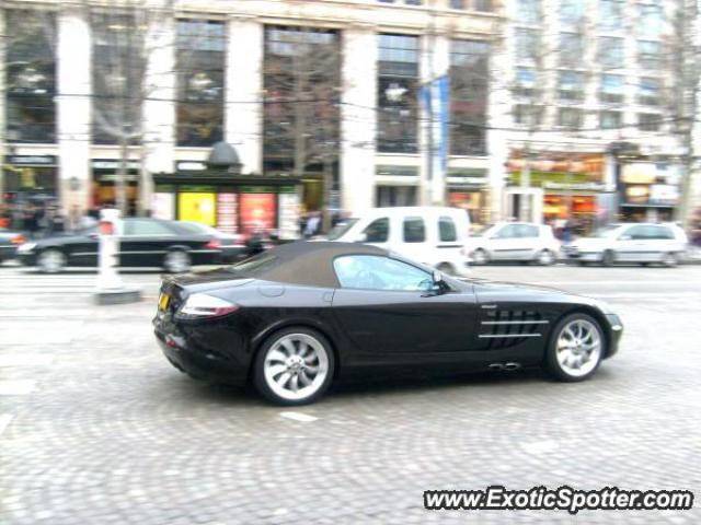 Mercedes SLR spotted in Paris, France