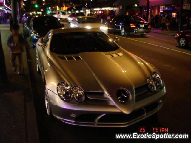 Mercedes SLR spotted in Vancouver, Canada