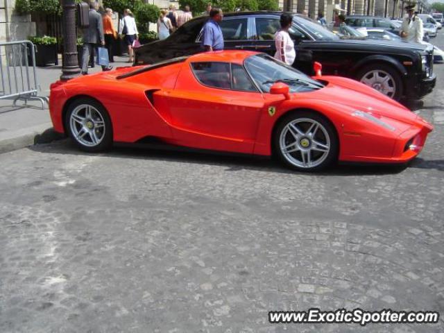 Ferrari Enzo spotted in Paris, France