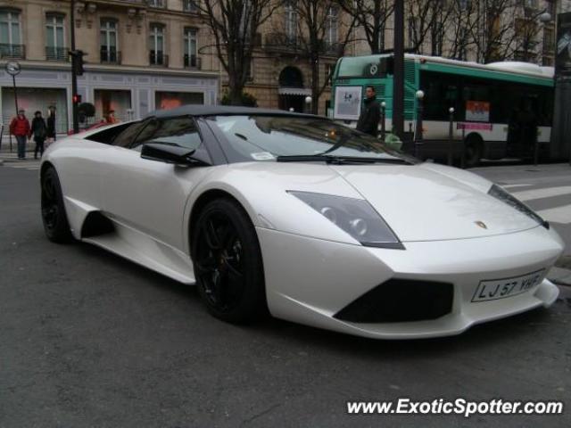 Lamborghini Murcielago spotted in Paris, France