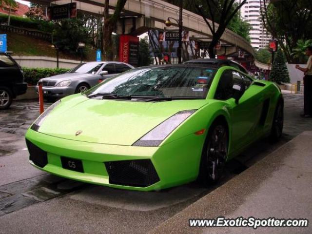 Lamborghini Gallardo spotted in Kuala Lumpur, Malaysia