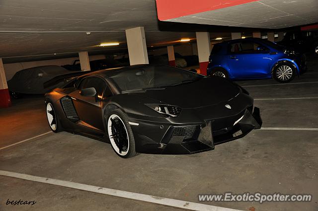 Lamborghini Aventador spotted in Geneva, Switzerland