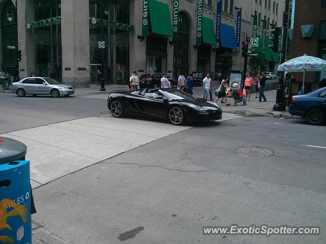 Mclaren MP4-12C spotted in Montreal, Canada