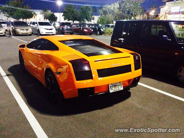 Lamborghini Gallardo spotted in Orlando, Florida