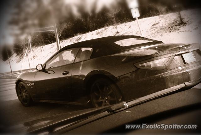 Maserati GranCabrio spotted in North Bethesda, Maryland