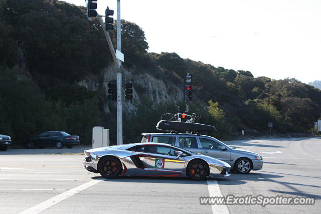 Lamborghini Aventador spotted in Monterey, California