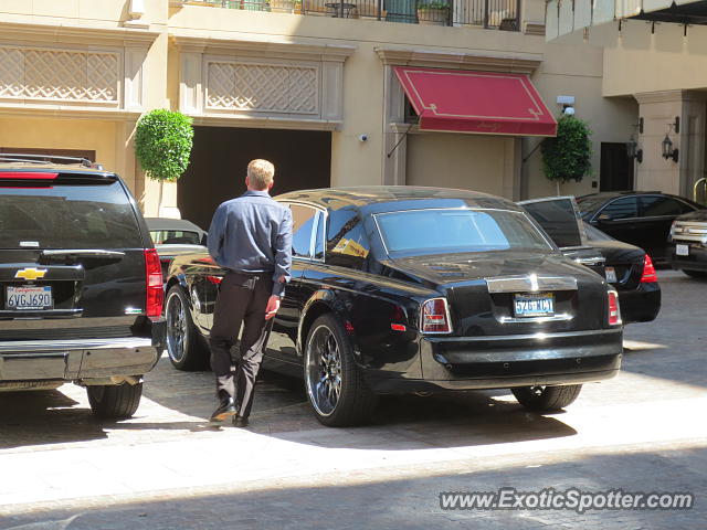 Rolls Royce Phantom spotted in Beverly Hills, California