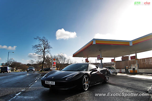 Ferrari 458 Italia spotted in Harrogate, United Kingdom