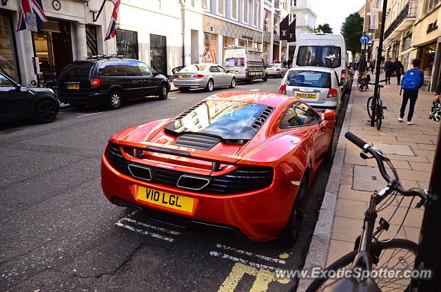 Mclaren MP4-12C spotted in London, United Kingdom