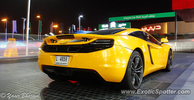 Mclaren MP4-12C spotted in Dubai, United Arab Emirates