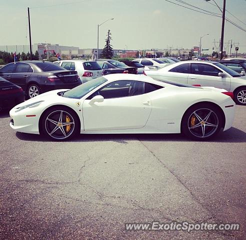 Ferrari 458 Italia spotted in Woodbridge, Canada