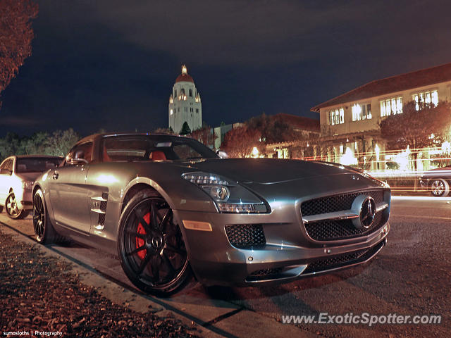 Mercedes SLS AMG spotted in Palo Alto, California