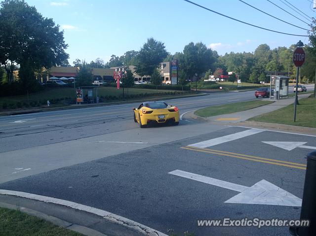 Ferrari 458 Italia spotted in Atlanta, Georgia