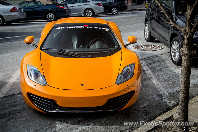 Mclaren MP4-12C spotted in Greenwich, Connecticut