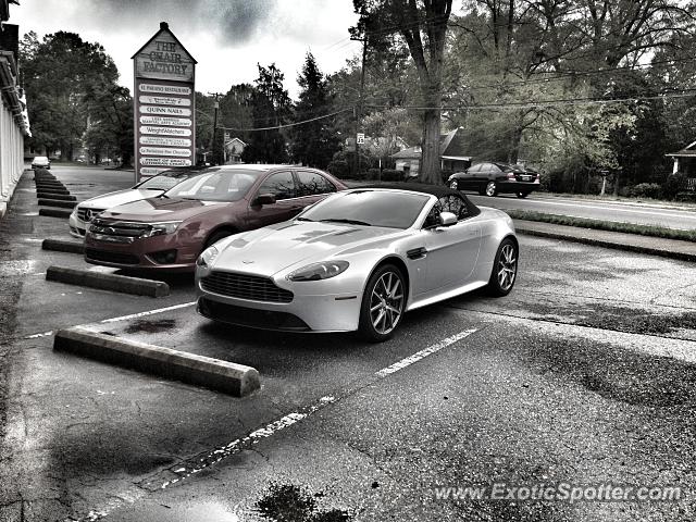 Aston Martin Vantage spotted in Davidson, North Carolina