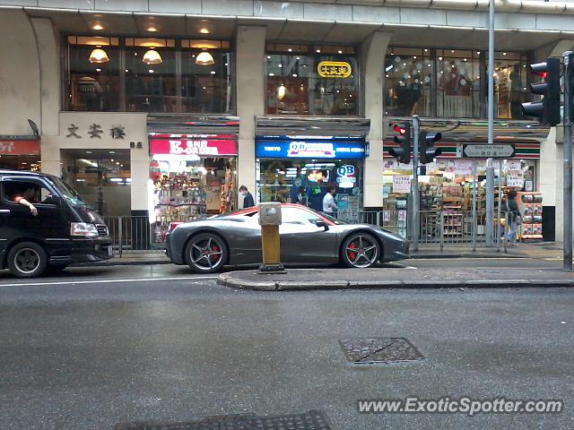 Ferrari 458 Italia spotted in Hong Kong, China