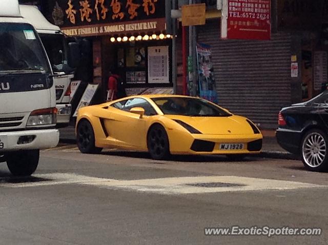 Lamborghini Gallardo spotted in Hong Kong, China