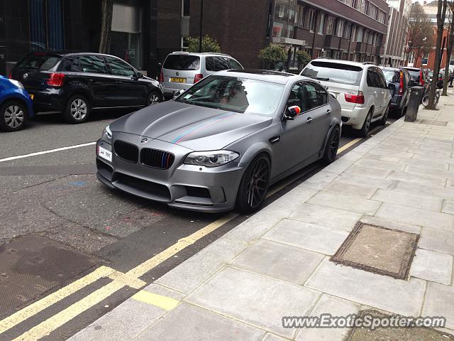 BMW M5 spotted in LONDON, United Kingdom