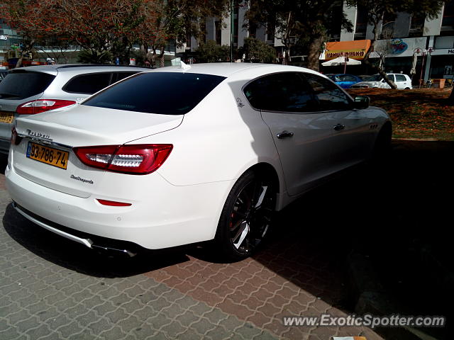 Maserati Quattroporte spotted in Herzeliya, Israel