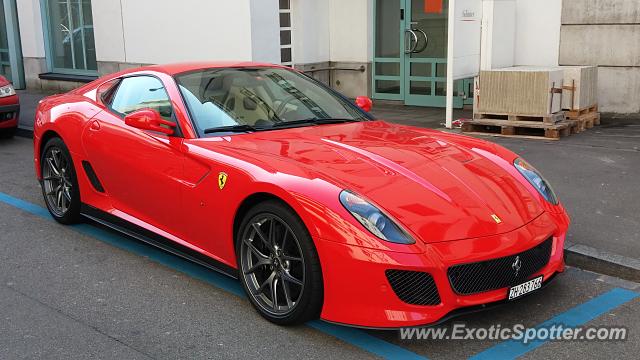 Ferrari 599GTO spotted in Zurich, Switzerland