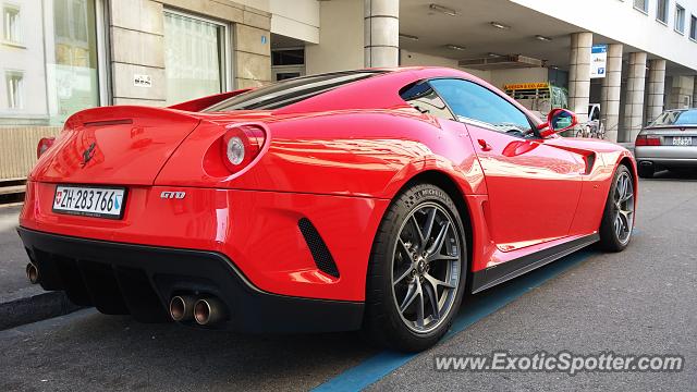 Ferrari 599GTO spotted in Zurich, Switzerland