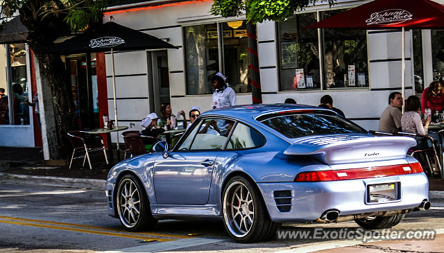 Porsche 911 Turbo spotted in Coconut Grove, Florida