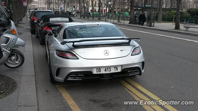 Mercedes SLS AMG spotted in Paris, France