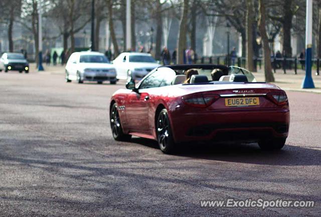 Maserati GranCabrio spotted in London, United Kingdom