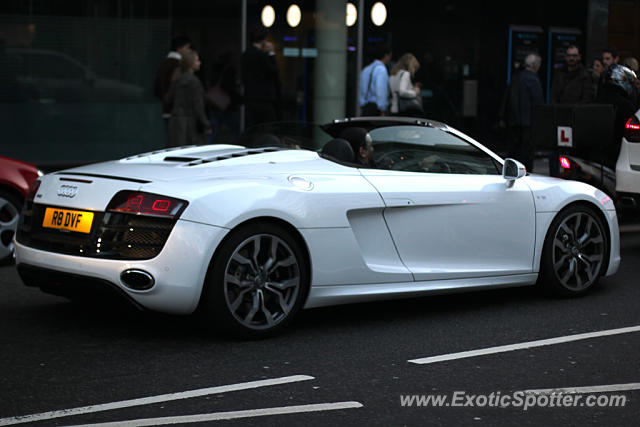 Audi R8 spotted in London, United Kingdom