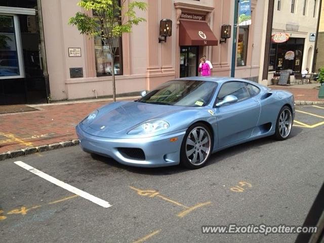 Ferrari 360 Modena spotted in South Orange, New Jersey