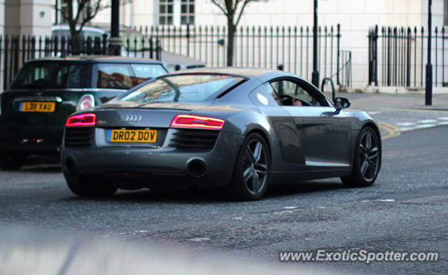 Audi R8 spotted in London, United Kingdom