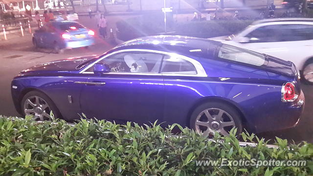 Rolls Royce Wraith spotted in Jakarta, Indonesia