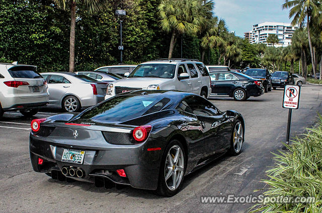 Ferrari 458 Italia spotted in Miami, Florida