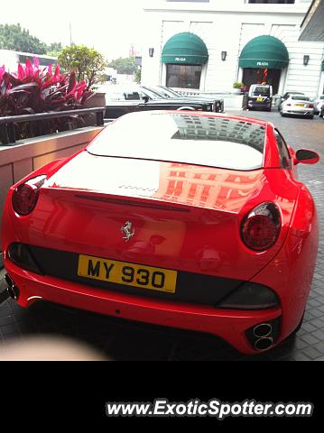 Ferrari California spotted in Hong Kong, China