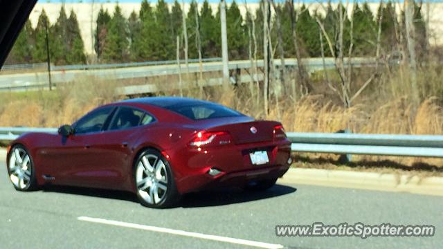 Fisker Karma spotted in Raleigh, North Carolina