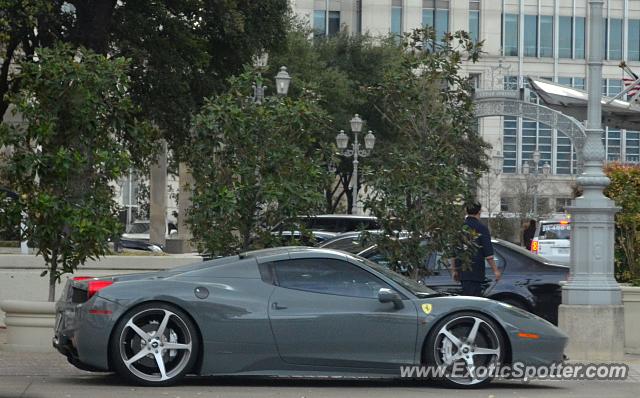 Ferrari 458 Italia spotted in Dallas, Texas