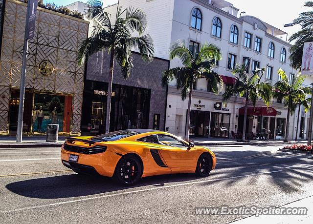 Mclaren MP4-12C spotted in Beverly Hills, California