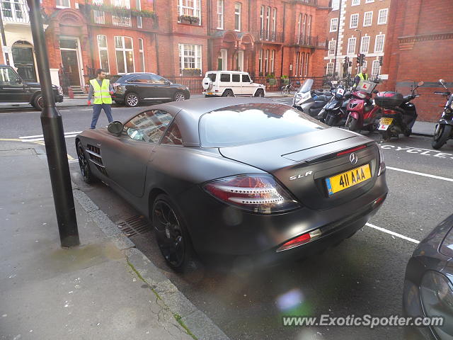 Mercedes SLR spotted in Romford, United Kingdom