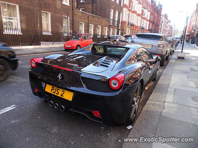 Ferrari 458 Italia spotted in London, United Kingdom