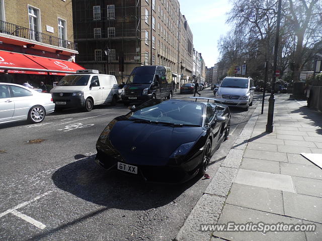 Lamborghini Gallardo spotted in London, United Kingdom