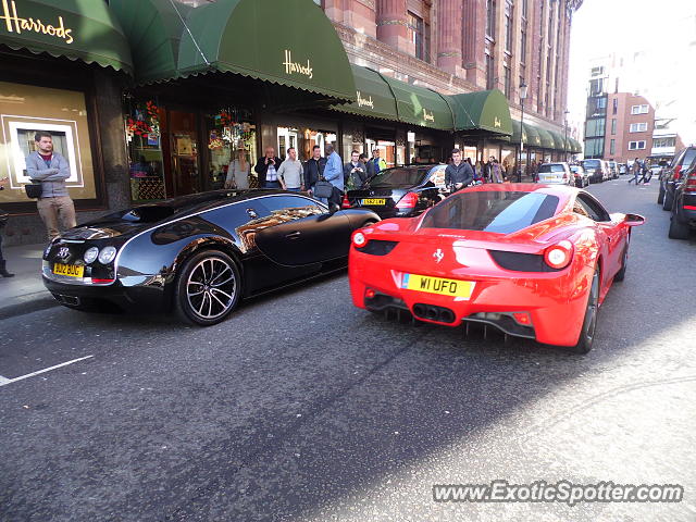 Bugatti Veyron spotted in London, United Kingdom