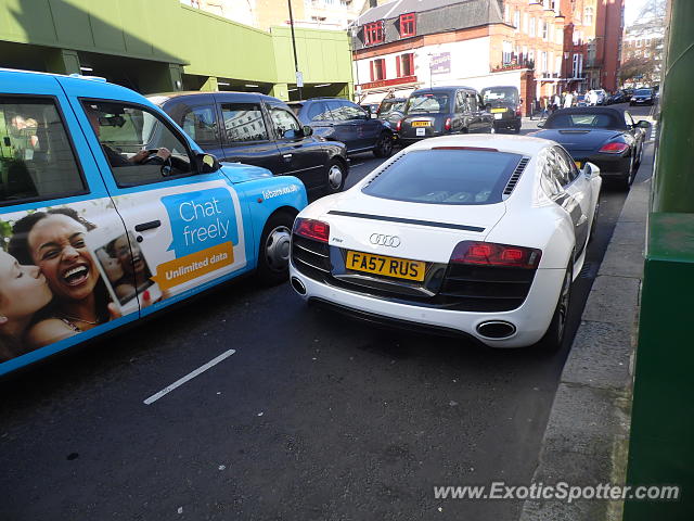 Audi R8 spotted in London, United Kingdom