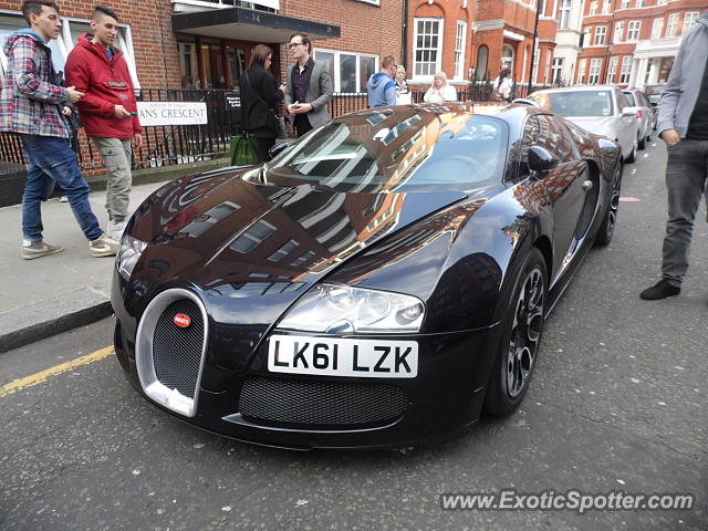 Bugatti Veyron spotted in London, United Kingdom