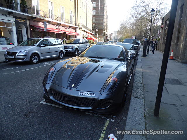 Ferrari 599GTO spotted in London, United Kingdom