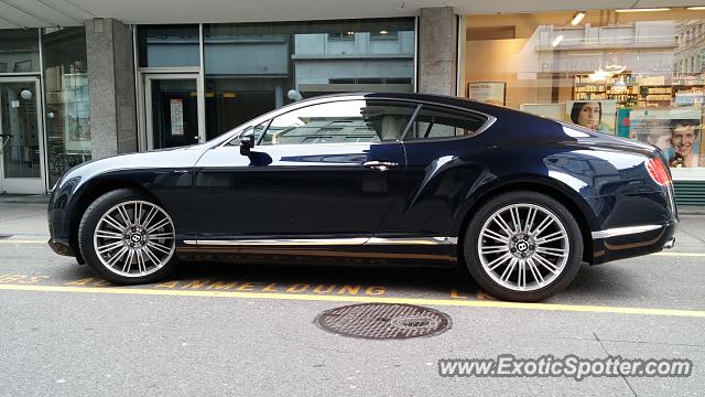 Bentley Continental spotted in Zürich, Switzerland