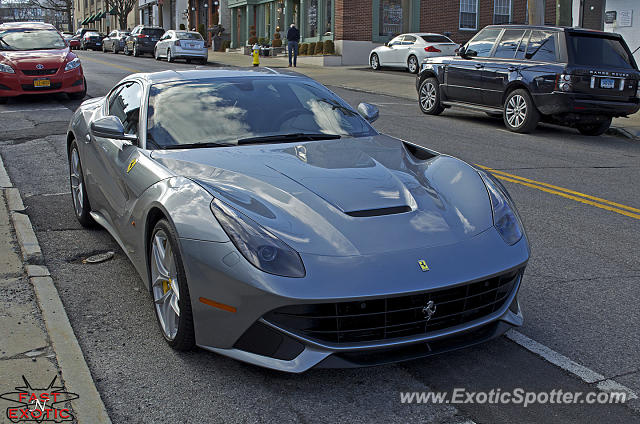 Ferrari F12 spotted in Greenwich, Connecticut