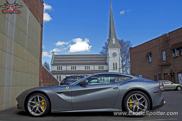 Ferrari F12 spotted in Greenwich, Connecticut