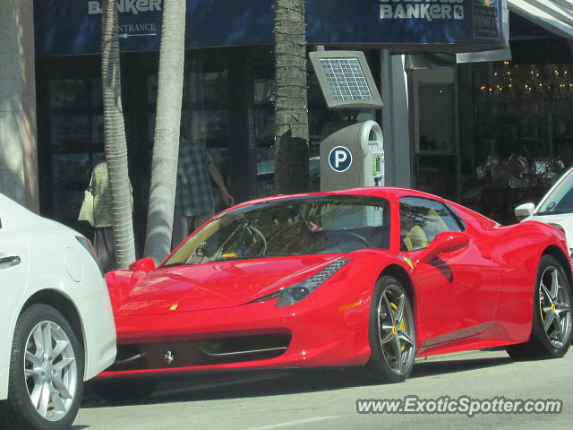 Ferrari 458 Italia spotted in Fort Lauderdale, Florida